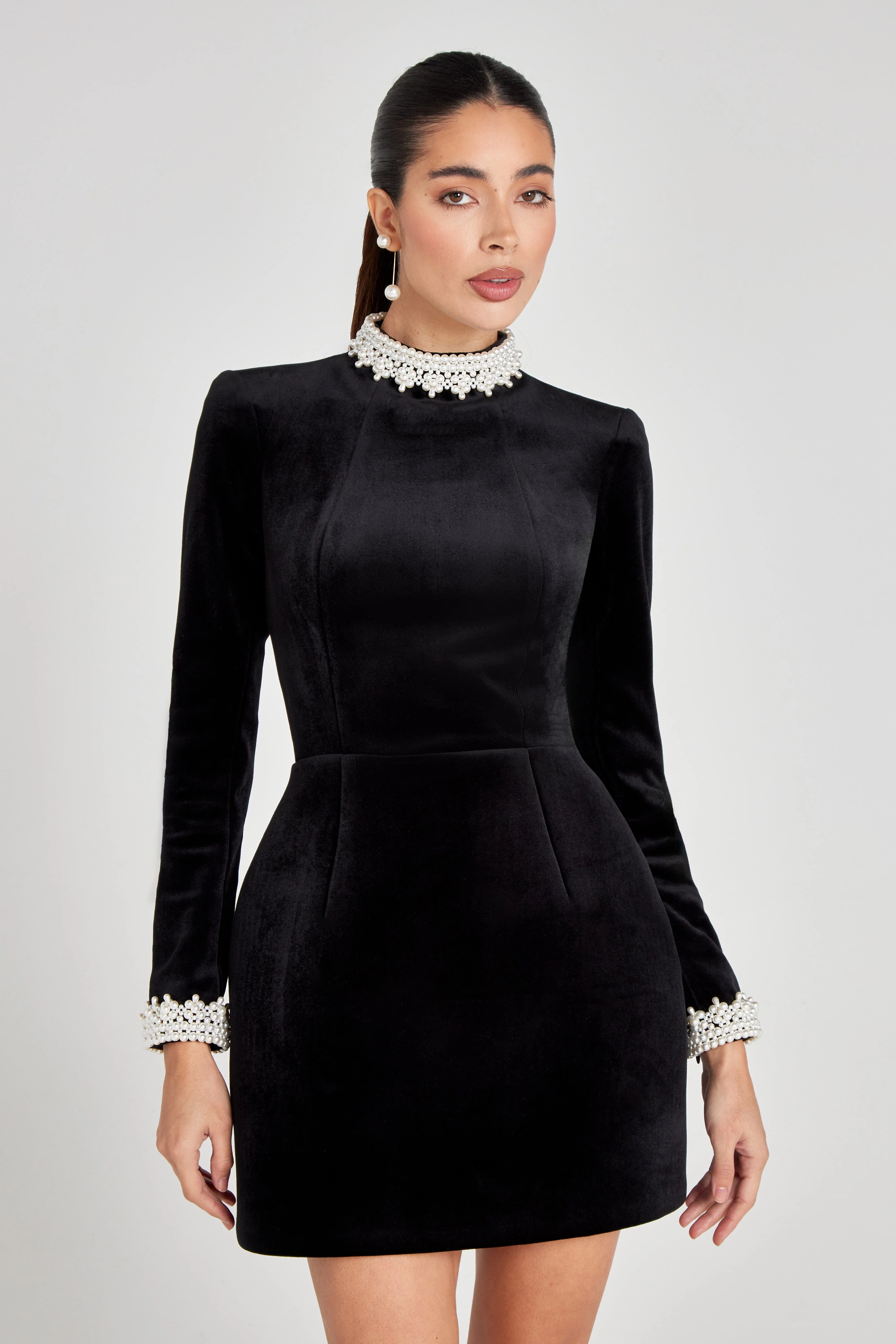 Audrina Black Dress - Image 2
