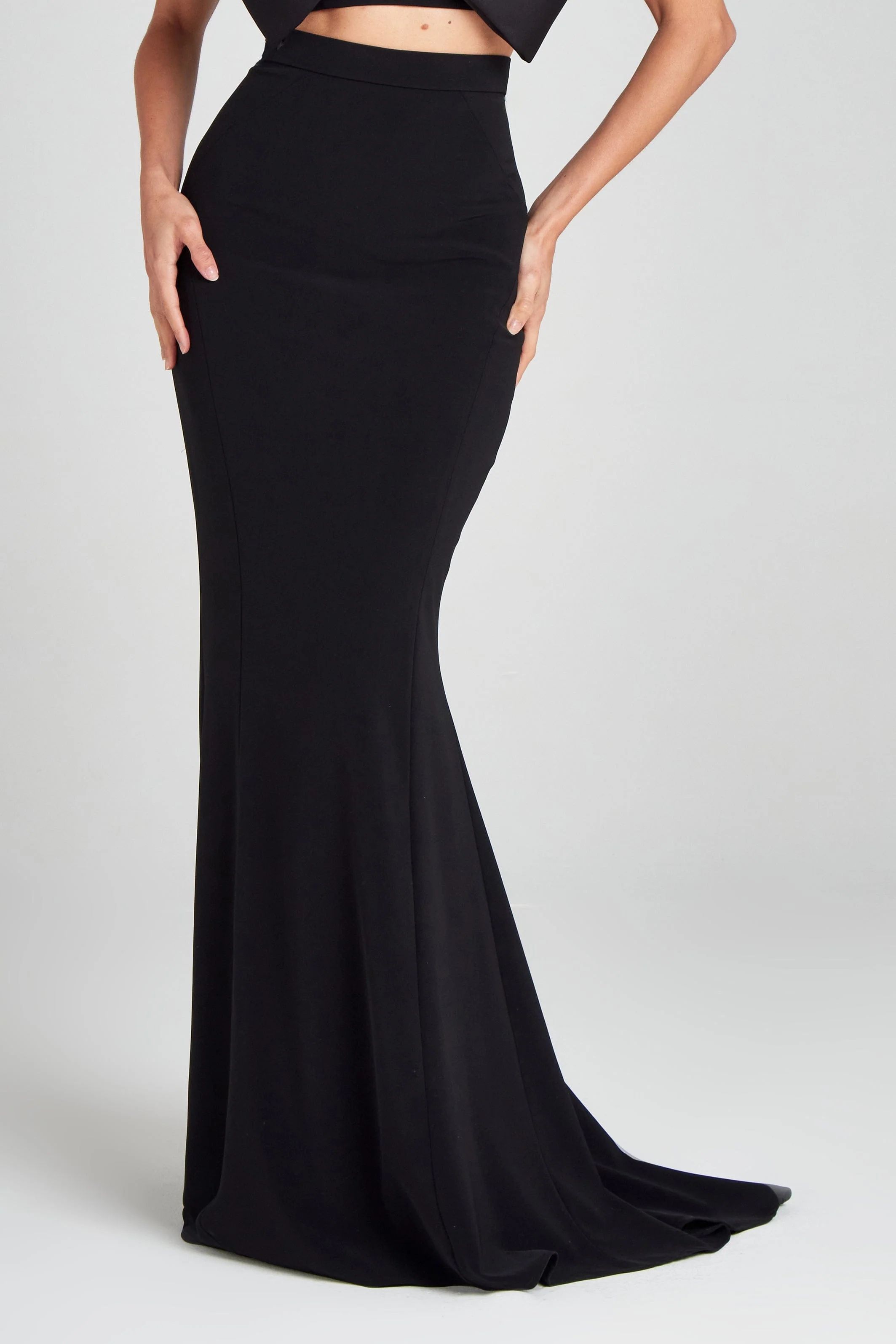 Carolina Black Maxi Skirt - Image 2