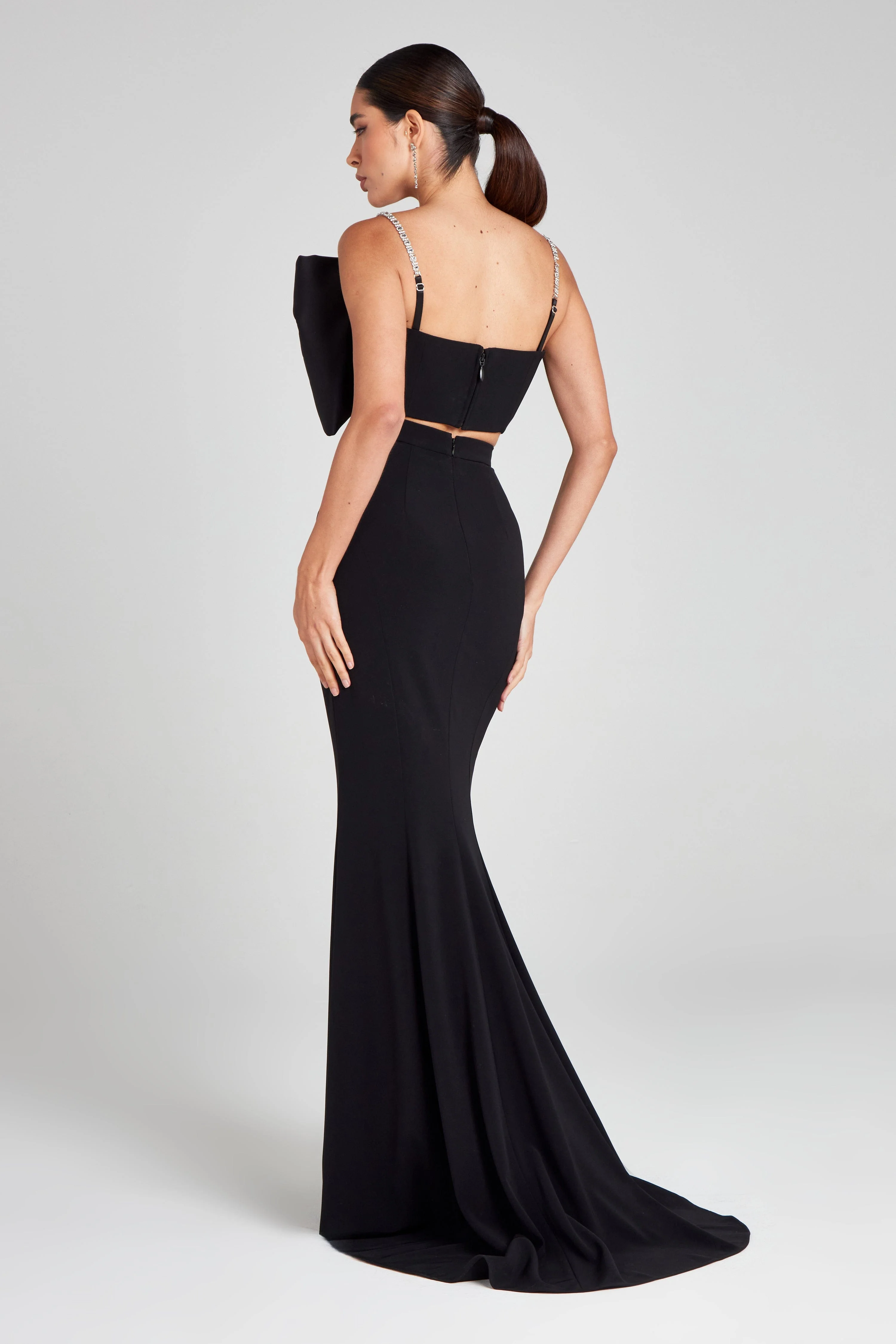 Carolina Black Maxi Skirt - Image 4