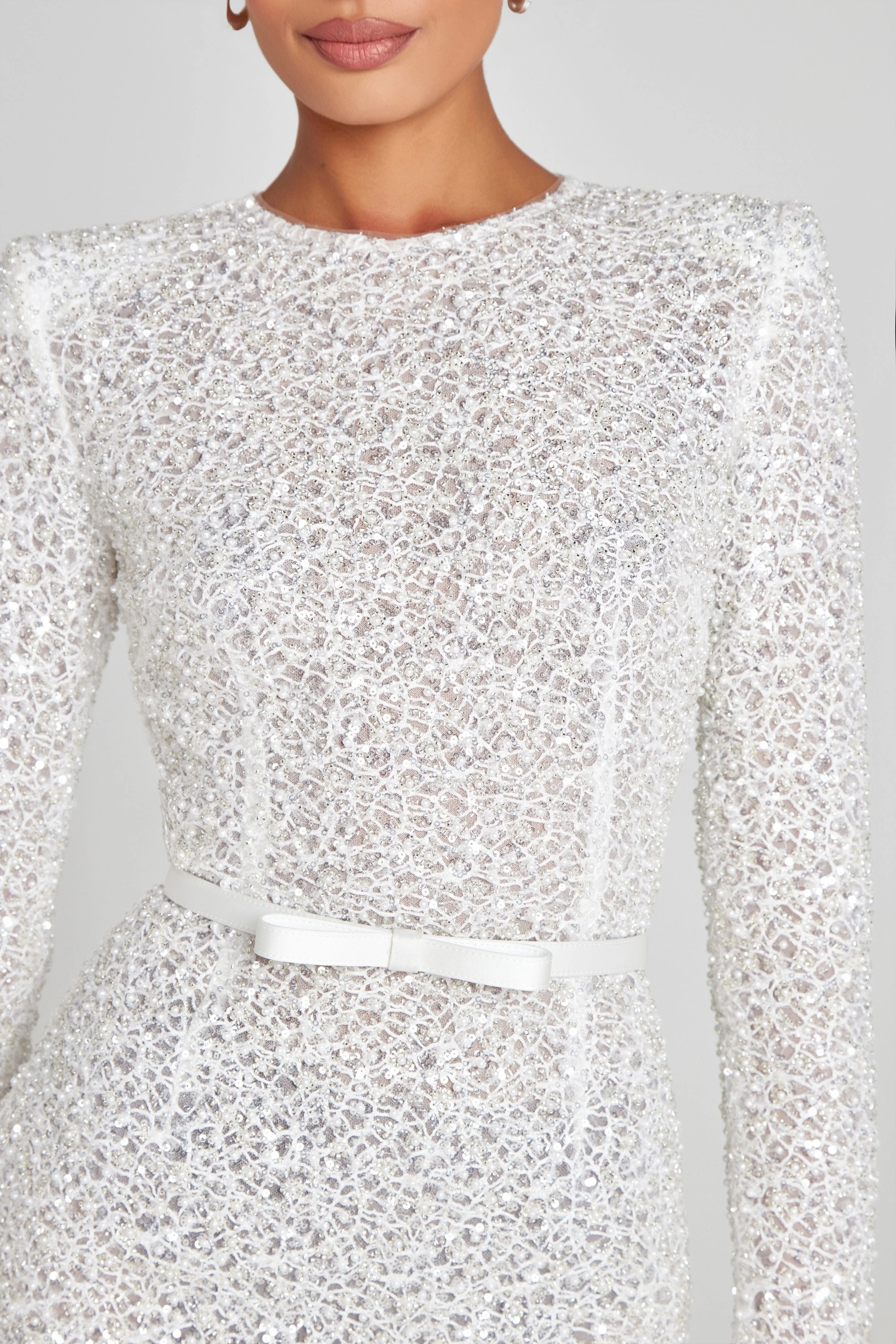 Elianna White Dress - Image 5