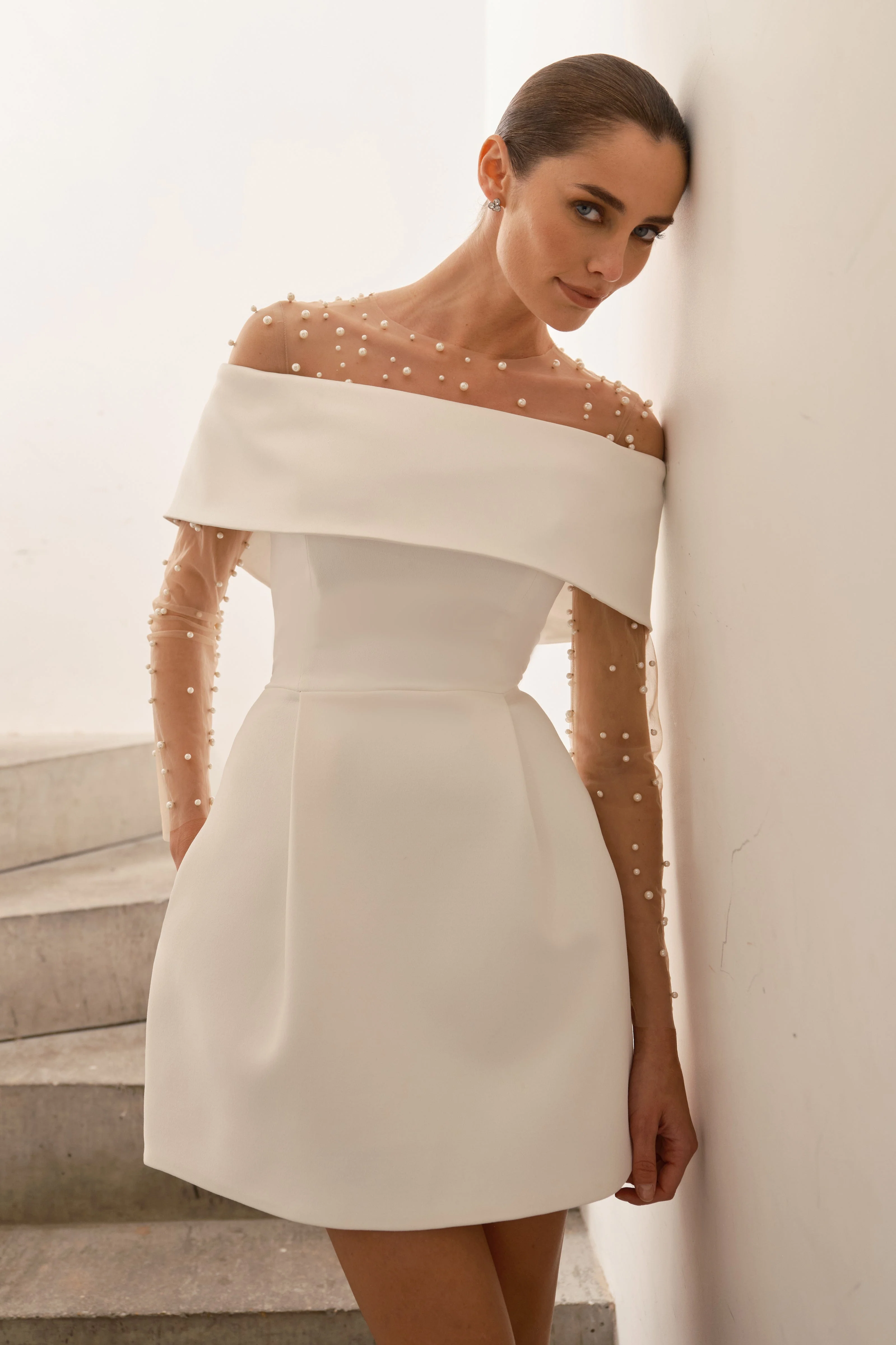 Harper White Dress - Image 6