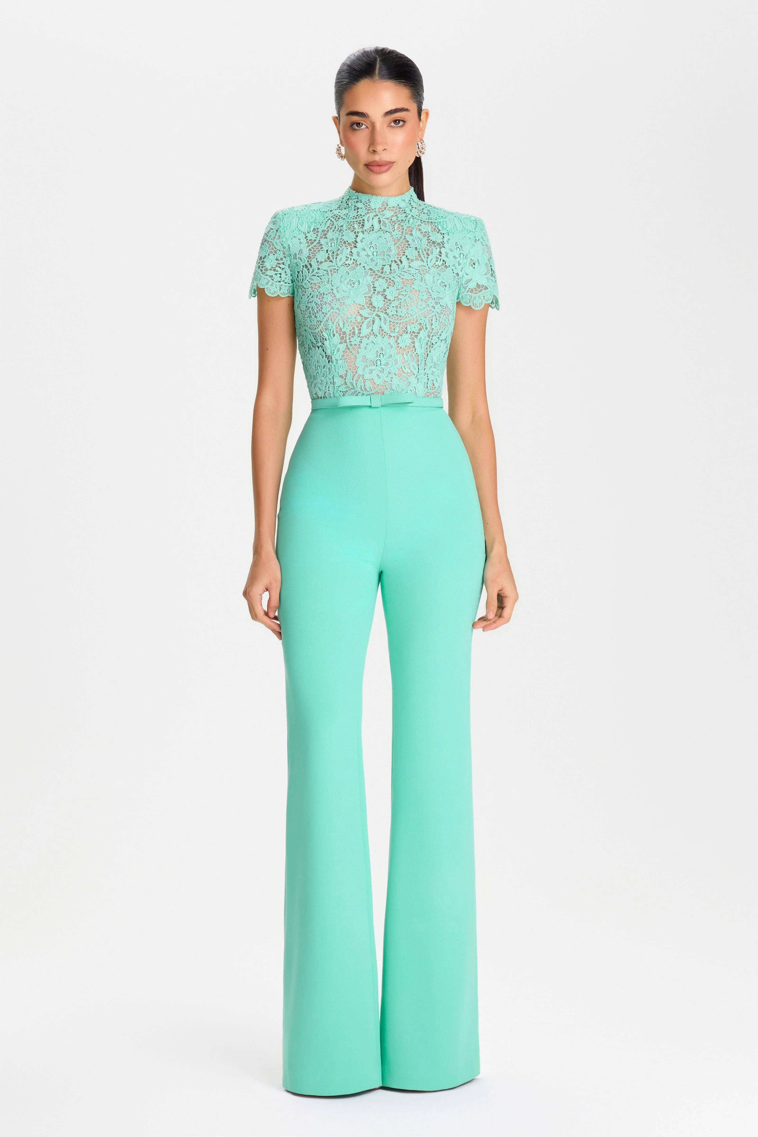 Hattie Mint Jumpsuit
