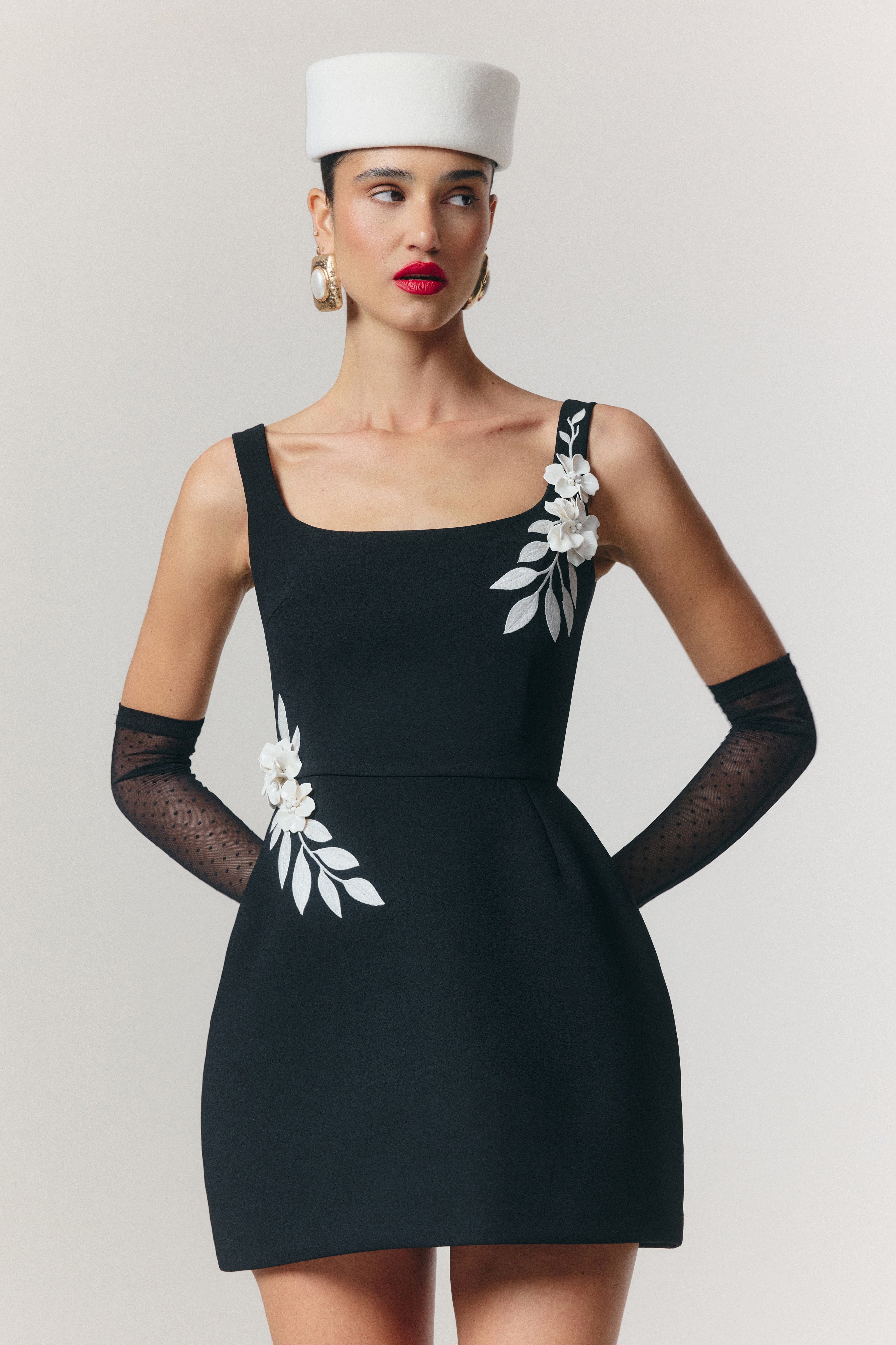 Lana Monochrome Dress - Image 7