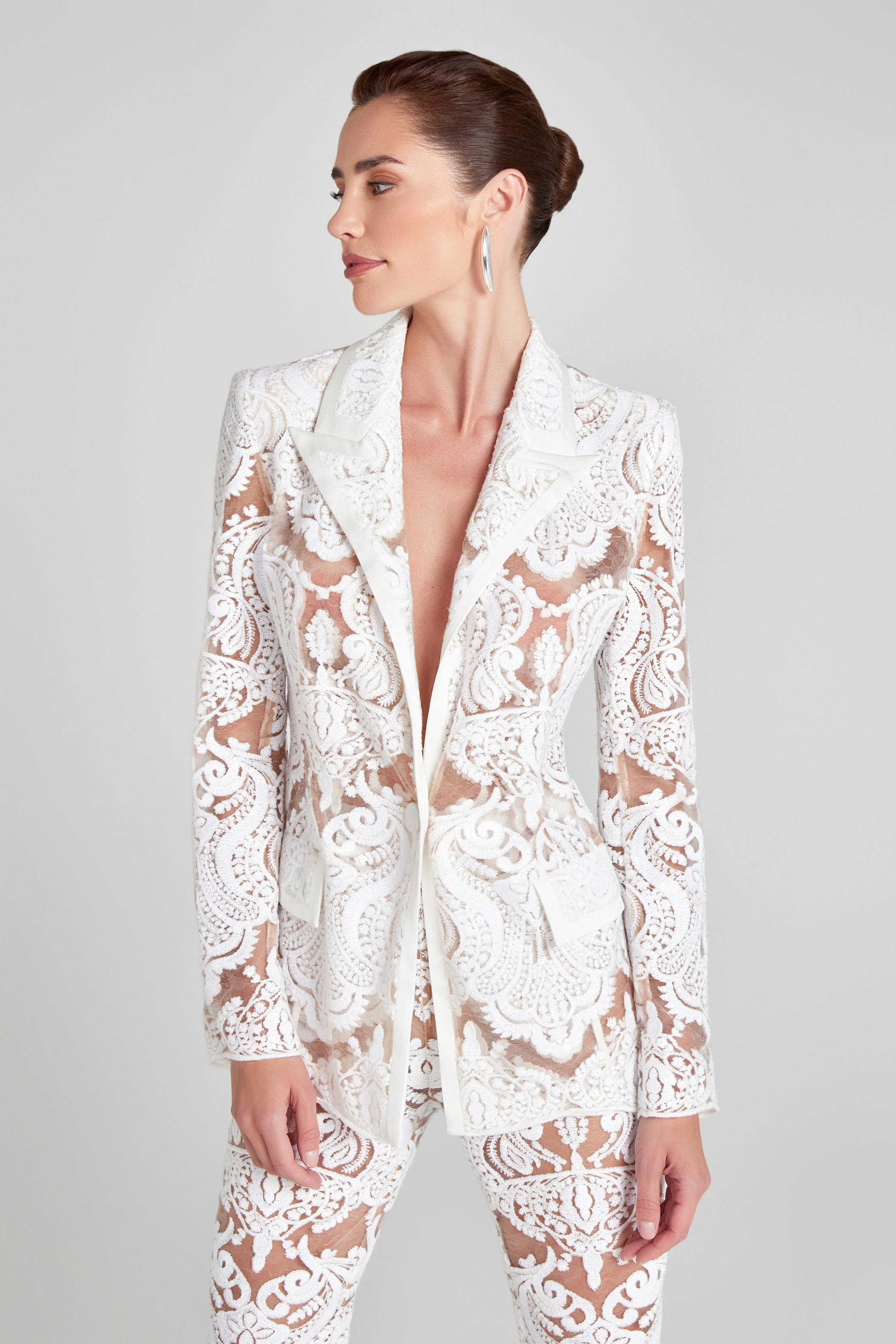 Piper White Blazer - Image 4