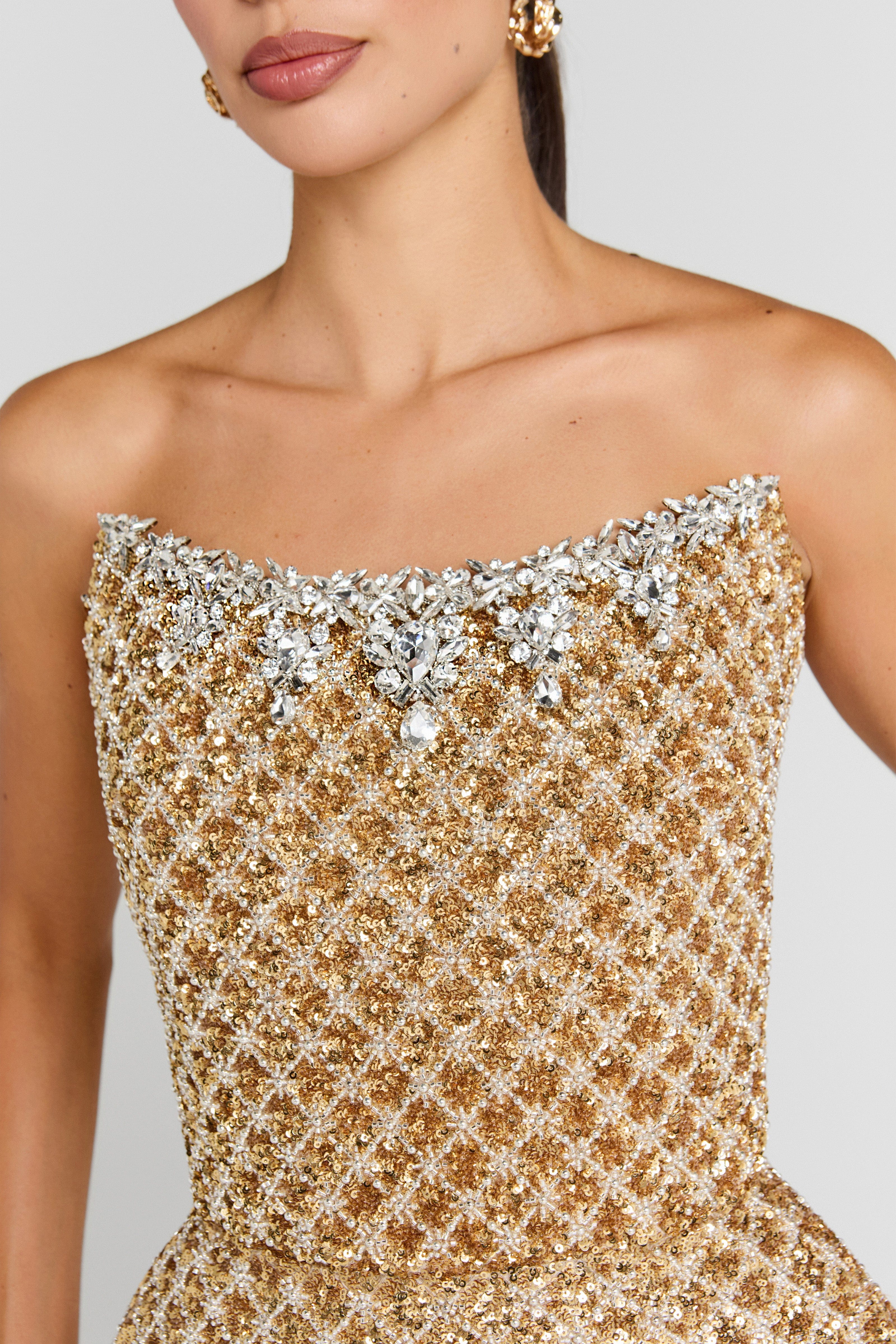 Savannah Gold Dress - Image 3