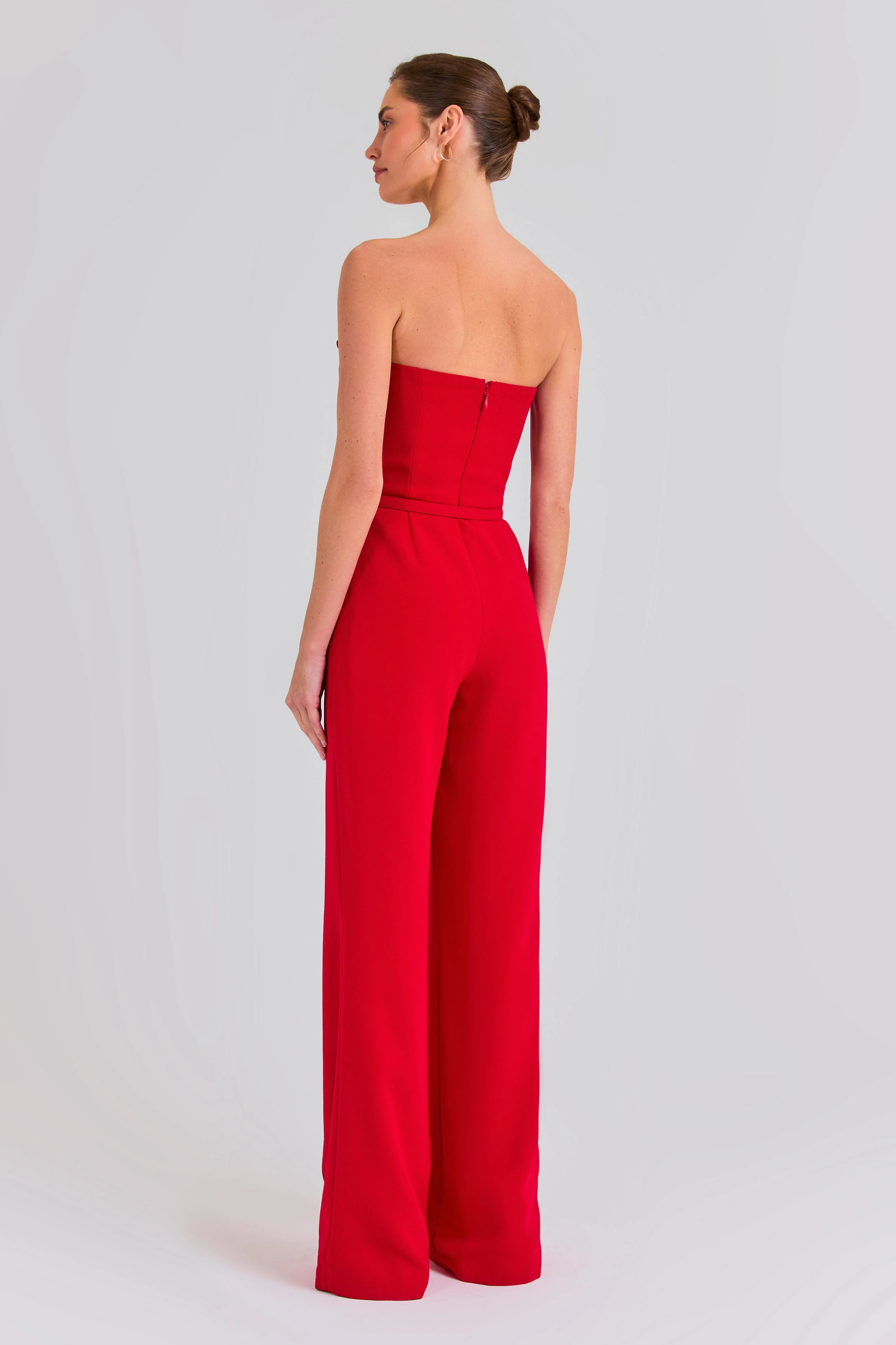 Vanessa Red Jumpsuit - Image 4