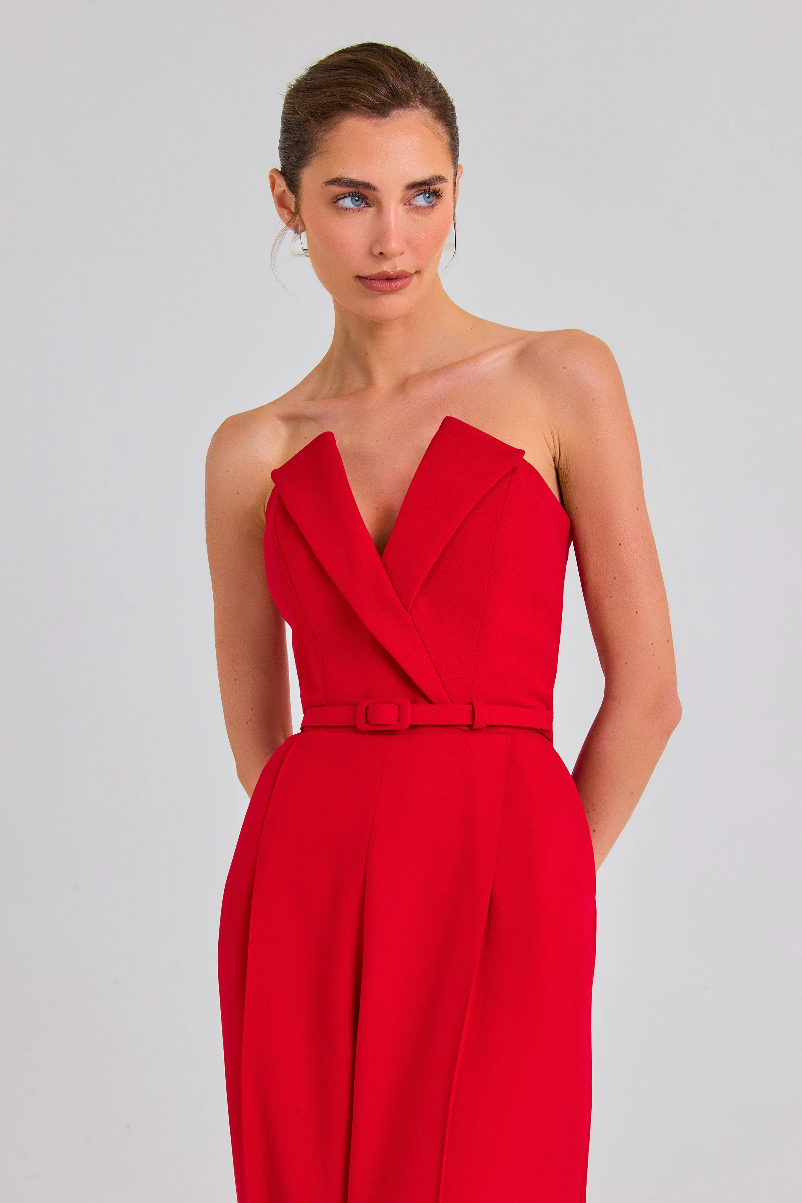 Vanessa Red Jumpsuit - Image 5